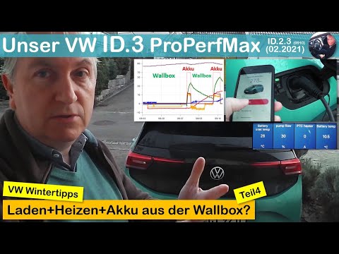 Aufladen auf 80% und Klima 19°C aus der Wallbox - geht die Akku-Heizung auch an? (SW ID.2.3 OTA)