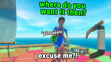 Stuck on a Raft Part 2 - Raft Funny Moments