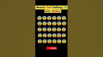 Memory Test 🥸 ll Quiz and Puzzles 🤔 ll Odd level quiz ll #shorts