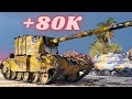 Fv4005 stage ii  80k damage  compilation  world of tanks replays