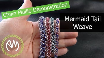 Chain Maille Weave Tutorial - Mermaid Tail Weave