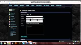 How to set a signature on the Enjim forums