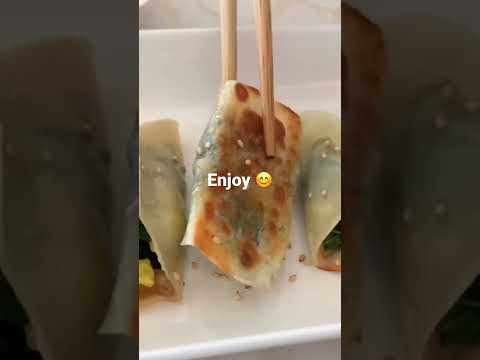 Easy potstickers with dumpling wrapper 