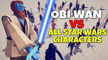 TABS Obi Wan Kenobi vs ALL Star Wars Units! - Totally Accurate Battle Simulator: New Update