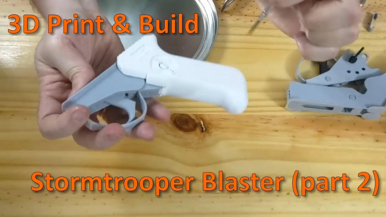 3D Print &amp; Build #starwars #e11 #stormtrooper #blaster Part 2 #bambulab ...