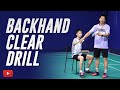 Backhand Clear Drill - Badminton Lessons and Tips from Coach Efendi Wijaya (Subtitle Indonesia)