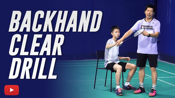 Backhand Clear Drill - Badminton Lessons and Tips from Coach Efendi Wijaya (Indonesian Subtitles)
