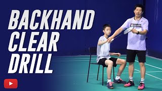 Backhand Clear Drill - Badminton Lessons and Tips from Coach Efendi Wijaya (Subtitle Indonesia)