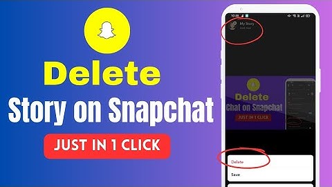 how to delete story on snapchat | delete story on snapchat | remove snapchat story