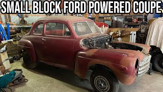 Digging Out A 1947 Ford Coupe That Was Street Rodded In the 1970s!!