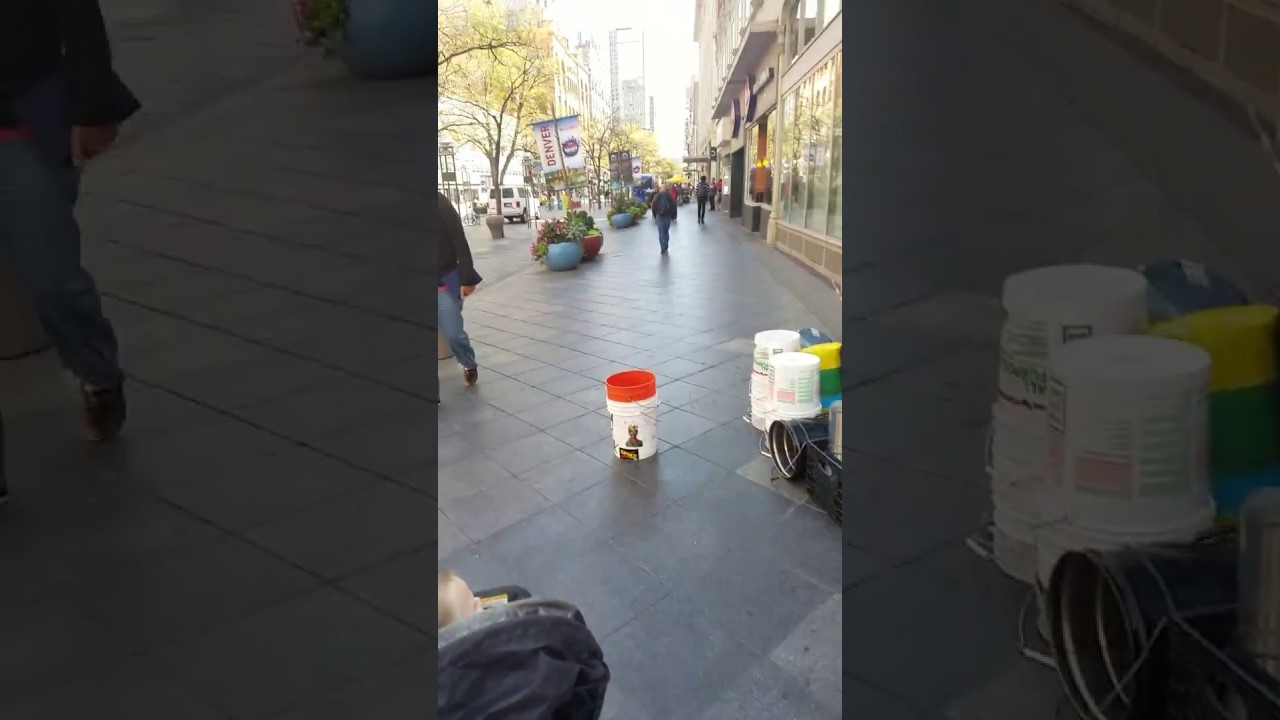 Street musician downtown denver