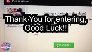 Winner for Kitty keychain giveaway!