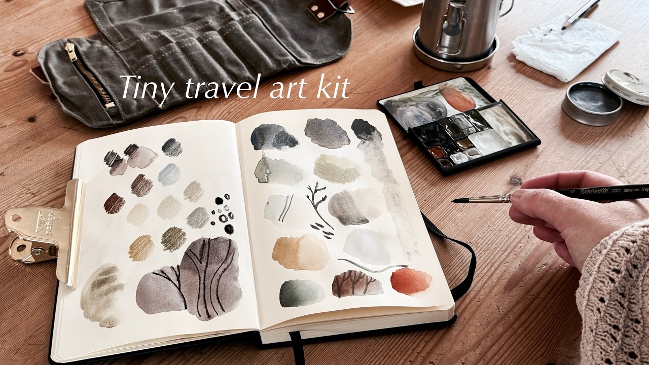 The Colour Palette I Chose For My Tiny Travel Art Kit