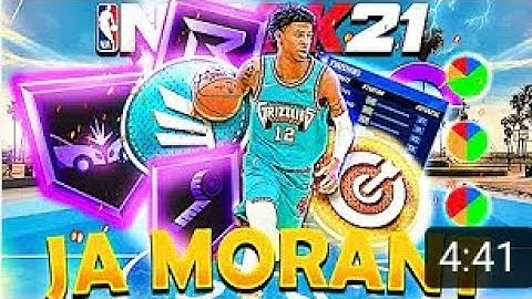 The best all around build for nba 2k21! Ja morant build in 2k21 *must watch*