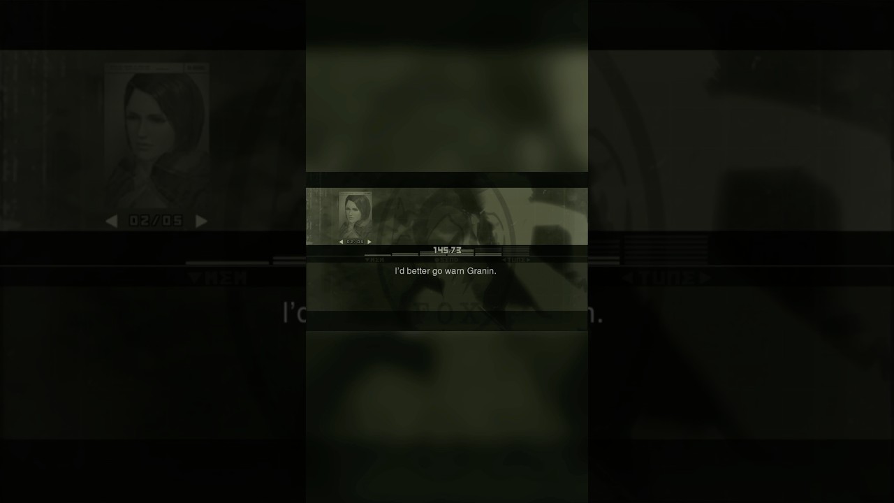 Radio dialogue changes in Metal Gear Solid 3 SNAKE EATER