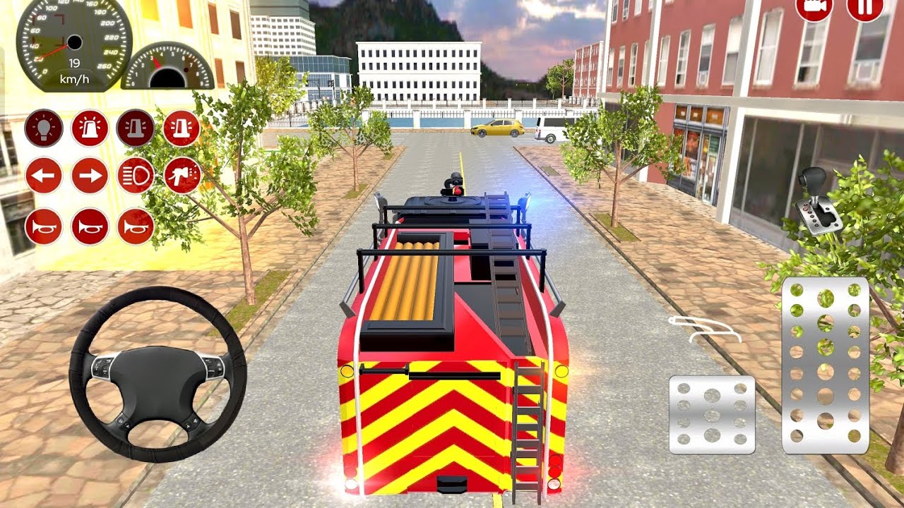 Fire Truck Simulator 2026 - Realistic Emergency Rescue Missions in City with Siren Driving 🚒🔥
