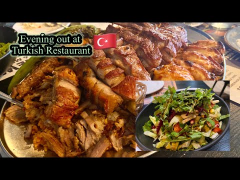 Evening out at Turkish Restaurant