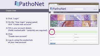 3DHISTECH - PathoNet Tutorial 01: How to Create User