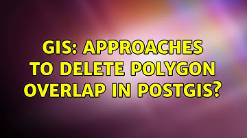 GIS: Approaches to delete Polygon overlap in PostGIS?