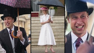 Prince William & Princess Beatrice's Rainy Day Elegance at Buckingham Palace Garden Party 2024