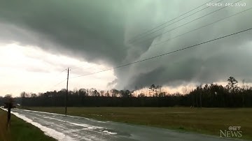 Severe weather rips through U.S. Deep South