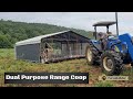 Dual Purpose Range Coop (DPRC)   #pastured #chickens #pigs