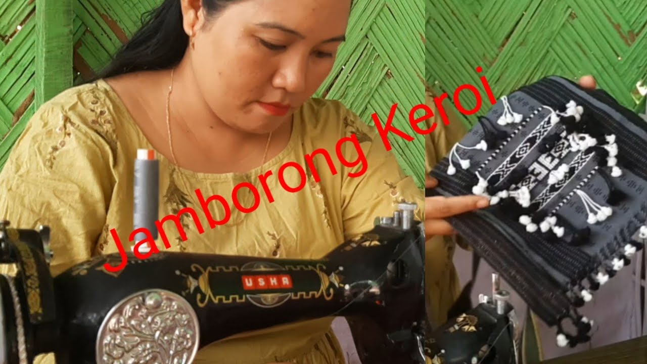 Karbi Traditional Bags Cutting and Stitching Tutorials|Jamborong Keroi|Sar-Acho Apai