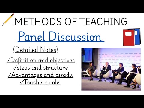 Panel Discussion|Detailed Notes|Methods of Teaching|Bsc Nursing 2nd ...