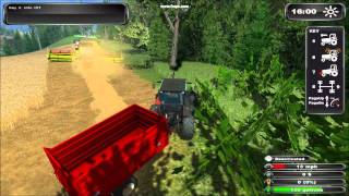 Farming Simulator 2011 Cutting Barley 2012