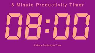 8 Minute Productivity Timer