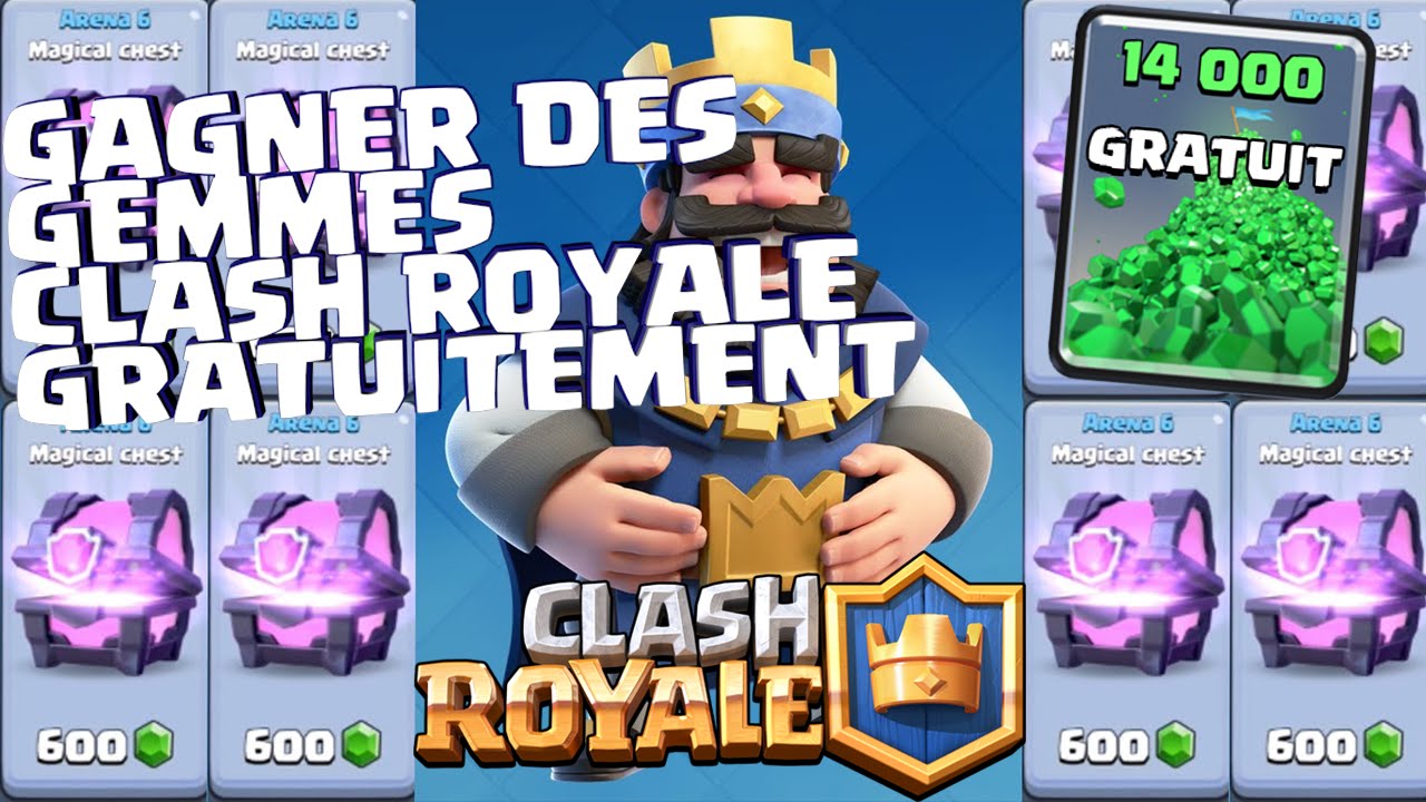 Comment avoir des gemmes gratuitement sur Clash Royale !!! - YouTube