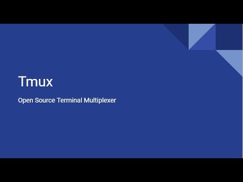 Tmux: Splitting terminal like pro