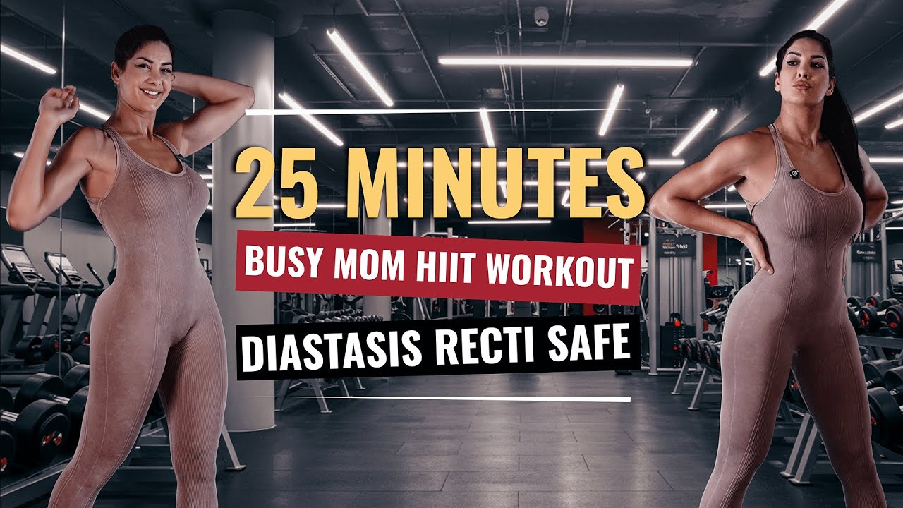 25-минутная высокоинтенсивная интервальная тренировка после родов — безопасно для мам с диастазом...