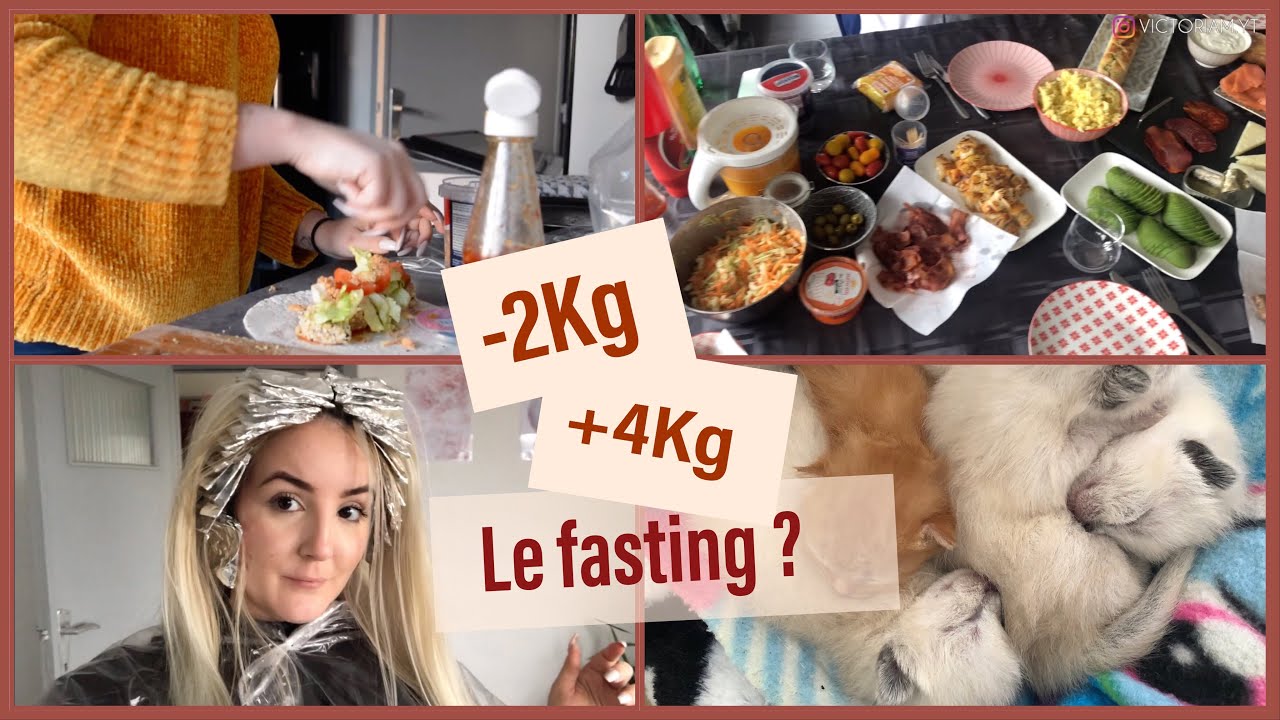WEEKLY VLOG JEUNE INTERMITTENT ⎢1 SEMAINE DANS MON ASSIETTE MAIS PAS QUE ...