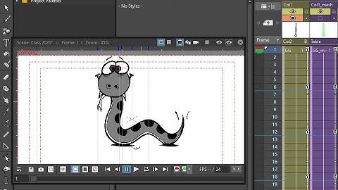 How to Animate Moving Snakes in Opentoonz by Eazidor