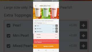 Online purchase feature-sharetea app screenshot 4