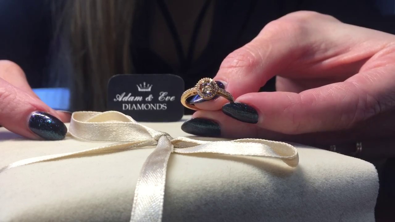 Inel Logodna Aur Roz & Diamante, model vintage