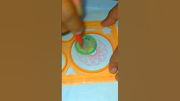 I have made a very beautiful spirograph makeover, do you like it?  #spidrograph #satisfying