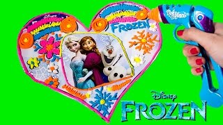 Playdoh DohVinci DIY Disney Frozen Play DohVinci Play Doh Rainbow Heart