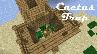 How to Make a Cactus Trap in Minecraft Pocket Edition