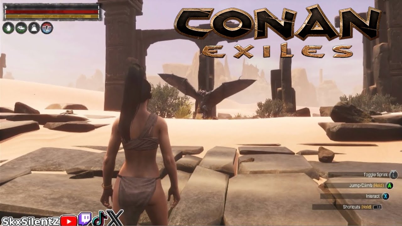 Conan Exiles Open World Survival Xbox Series S Gameplay Performance Mode