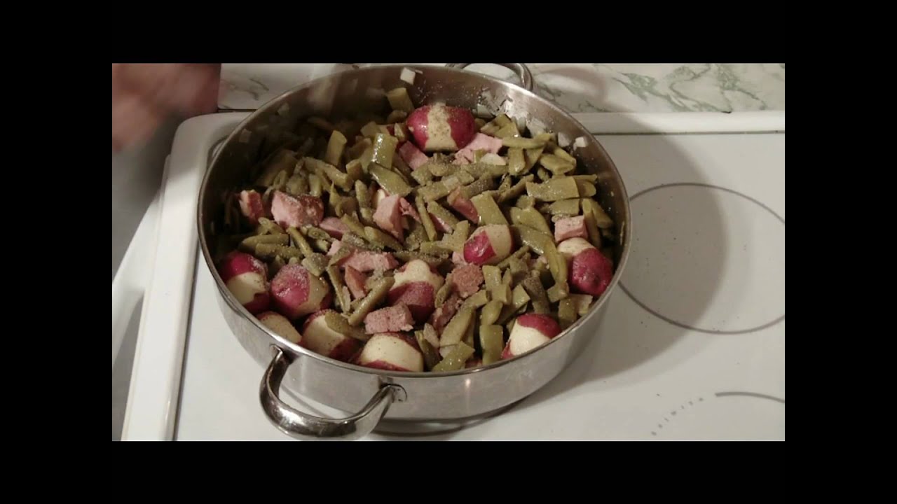 How to Cook Greenbeans and Ham - YouTube