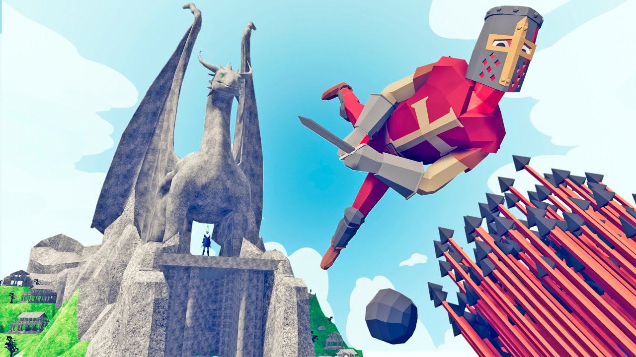 БИТВА ЗА РУИНЫ ХРАМА ДРАКОНА | TABS - Абсолютно точный симулятор битвы