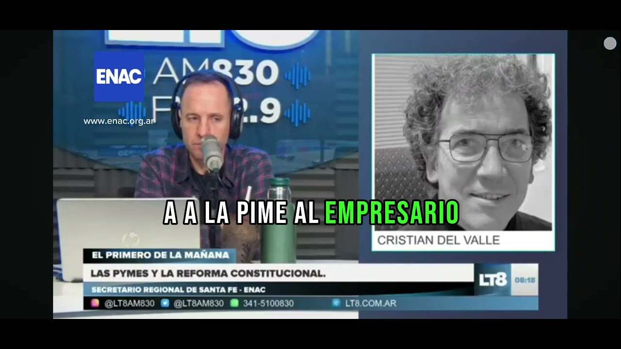 ENAC propuso la incorporación de las pymes y de las cooperativas en la Constitución de Santa Fe