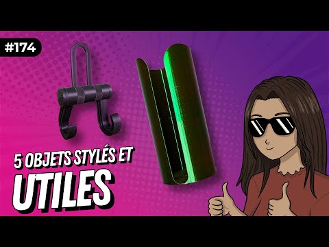 Timelapse impression 3D de 5 objets MEGA PRATIQUES ! 🤩💡