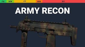 MP7 Army Recon - Skin Float And Wear Preview