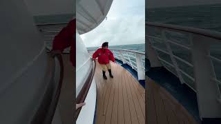 Unconventional trick for beating #seasickness in #drakepassage