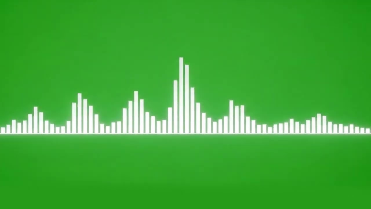 Audio Spectrum Green Screen | FREE (4 VARIATIONS)