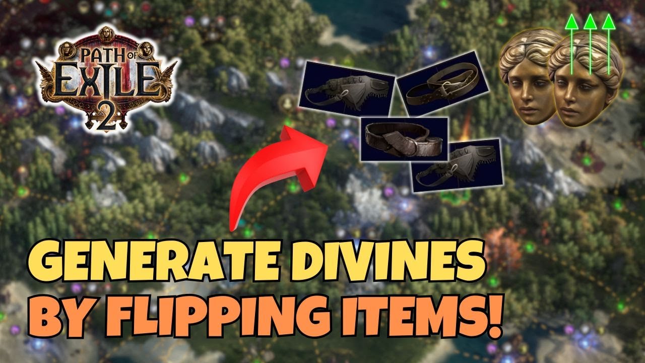 How to make DIVINE ORBS by flipping items! | Path of Exile 2