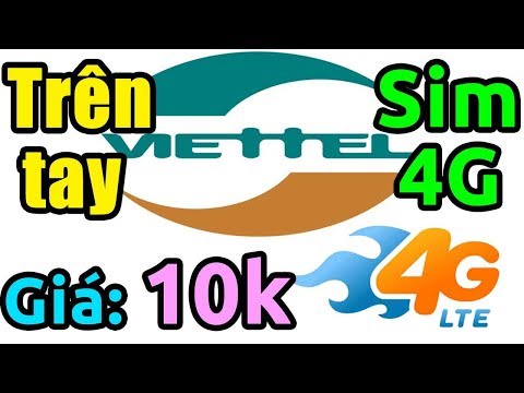 Video Trên tay sim trắng 4G giá 10k (tặng 10k và 10Gb) - youtube